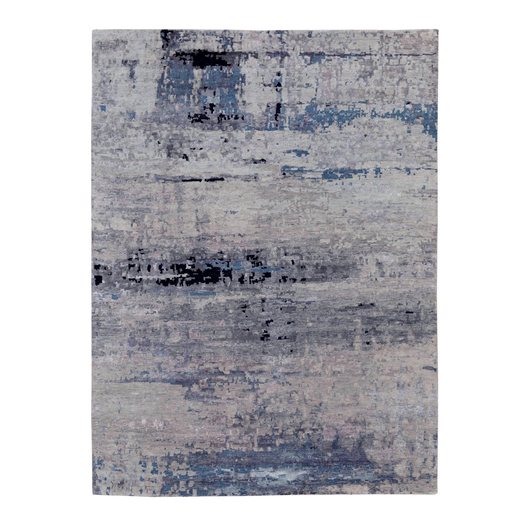 Modern & Contemporary Wool Hand-Knotted Area Rug 6'3